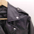 ザラ ZARA フェイクレザーライダースジャケット レディース import:M