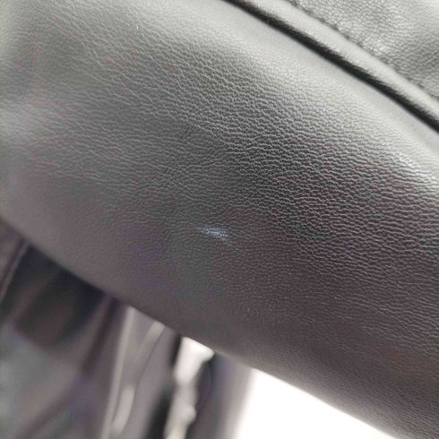 ザラ ZARA フェイクレザーライダースジャケット レディース import:M