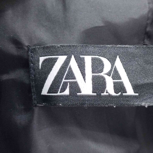 ザラ ZARA フェイクレザーライダースジャケット レディース import:M