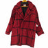 wallis Exclusive 70-80s MADE IN THE U.K.ダブルブレスト チェックウールハーフコート メンズ import:M