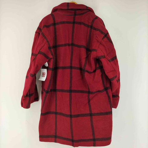 wallis Exclusive 70-80s MADE IN THE U.K.ダブルブレスト チェックウールハーフコート メンズ import:M