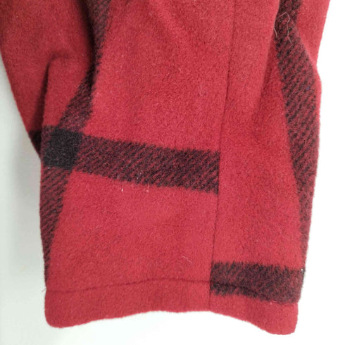 wallis Exclusive 70-80s MADE IN THE U.K.ダブルブレスト チェックウールハーフコート メンズ import:M