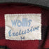 wallis Exclusive 70-80s MADE IN THE U.K.ダブルブレスト チェックウールハーフコート メンズ import:M