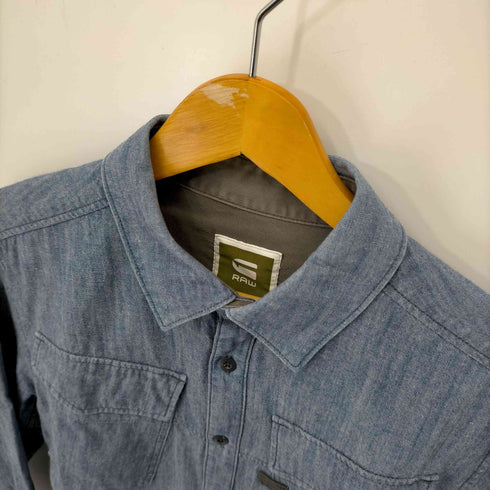 ジースターロー G-STAR RAW インド製 デニムシャツ メンズ import:L