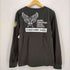アルファインダストリーズ ALPHA INDUSTRIES ヘリンボーン 両面プリント ロングスリーブTシャツ ロンT メンズ JPN:M