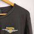 アルファインダストリーズ ALPHA INDUSTRIES ヘリンボーン 両面プリント ロングスリーブTシャツ ロンT メンズ JPN:M