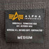 アルファインダストリーズ ALPHA INDUSTRIES ヘリンボーン 両面プリント ロングスリーブTシャツ ロンT メンズ JPN:M