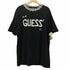 ゲス GUESS モノクロクルーネック フロントロゴ半袖tシャツ メンズ import:L