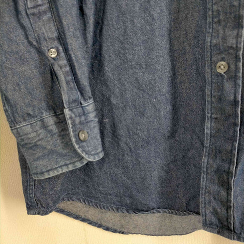バーバリーロンドン BURBERRY LONDON ノバチェック切替デニムシャツ メンズ JPN:M
