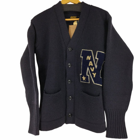 バズリクソンズ BUZZ RICKSONS USN LETTERED CARDIGAN / USN レタード カーディガン メンズ US:38