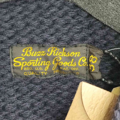 バズリクソンズ BUZZ RICKSONS USN LETTERED CARDIGAN / USN レタード カーディガン メンズ US:38