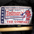 テッドマン TEDMAN No.11 カウレザースリーブ メルトンウールスタジャン RED DEVIL メンズ US:40