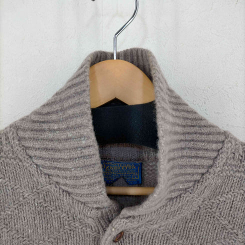 ペンドルトン PENDLETON 70S ヘンリーネックケーブルニット メンズ import:L