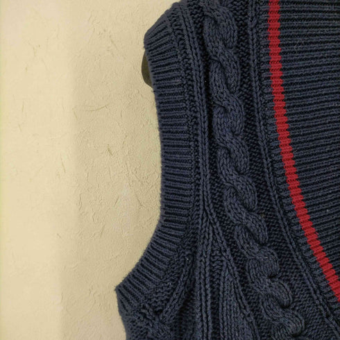 ランズエンド LANDS END 香港製 チルデン ニットベスト メンズ import:S