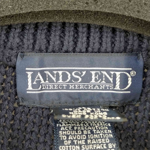 ランズエンド LANDS END 香港製 チルデン ニットベスト メンズ import:S
