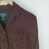 ローレンラルフローレン LAUREN RALPH LAUREN シルクシャツジャケット レディース import:M