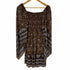 マイケルマイケルコース Michael Michael Kors Paisley Georgette Smocked Scarf-Sleeve Dress レディース 0