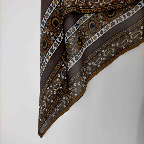 マイケルマイケルコース Michael Michael Kors Paisley Georgette Smocked Scarf-Sleeve Dress レディース 0