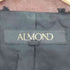 アーモンド ALMOND ボタンストーン レザー 2B テーラードジャケット レディース import:L