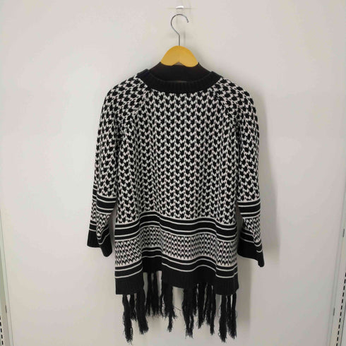 バナルシックビザール banal chic bizarre 千鳥格子 AFGHAN KNIT アフガンニット メンズ