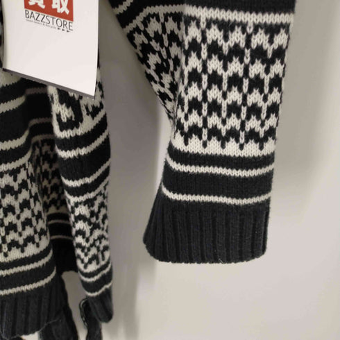 バナルシックビザール banal chic bizarre 千鳥格子 AFGHAN KNIT アフガンニット メンズ