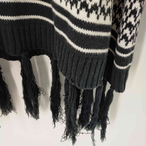 バナルシックビザール banal chic bizarre 千鳥格子 AFGHAN KNIT アフガンニット メンズ