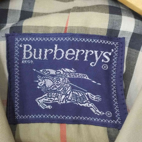 バーバリーズ BURBERRYS 90S 裏ノバチェック ステンカラー コート メンズ