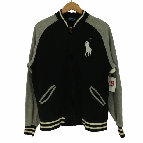 ポロバイラルフローレン Polo by RALPH LAUREN ビッグポニー ラグラン ジップアップ スウェット レディース import:XL