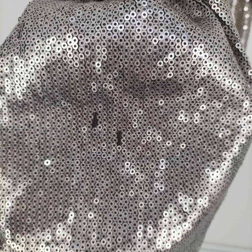 タダシショウジ TADASHI SHOJI アメリカ製 ドレープ ワンショルダー スパンコールワンピース レディース 2