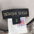 タダシショウジ TADASHI SHOJI アメリカ製 ドレープ ワンショルダー スパンコールワンピース レディース 2