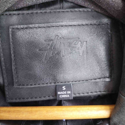 ステューシー Stussy Leather Sport Coat レザーテーラードジャケット メンズ import:S