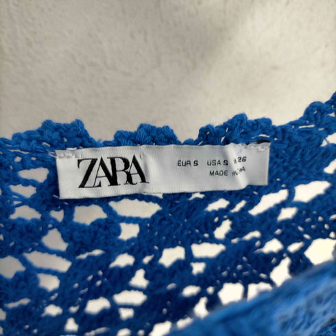 ザラ ZARA クロシェニットワンピース レディース JPN:S