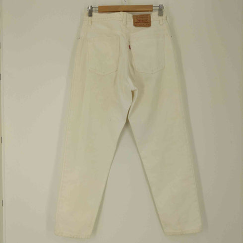 リーバイス Levis 551 RELAXED FIT TAPERD LEG ホワイト デニム パンツ メンズ S