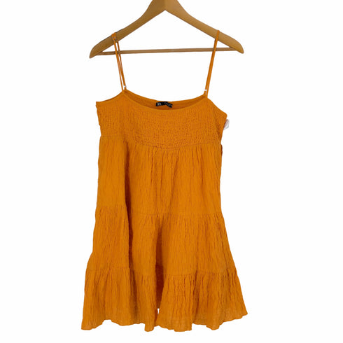 ザラ ZARA ギャザーキャミワンピース レディース JPN:L