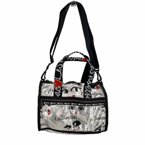 レスポートサック LeSportsac 2WAY シルバーショルダーバック レディース