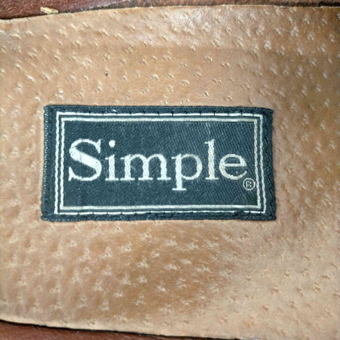シンプル SIMPLE レザーミュール レディース UK:5.5