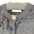 ザラ ZARA ノーカラー フェイクファーカーディガン レディース JPN:S