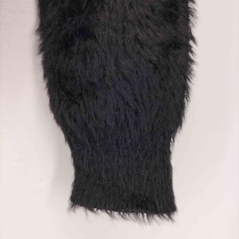 ザラ ZARA ノーカラー フェイクファーカーディガン レディース JPN:S
