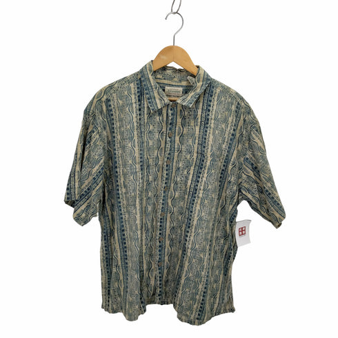 セントジョンズベイ STJOHNSBAY 総柄ショートスリーブシャツ ボックスシルエット メンズ JPN:XL