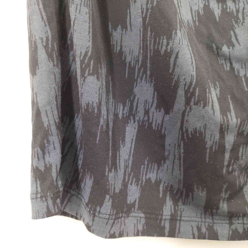 バナナリパブリック BANANA REPUBLIC サイドギャザー 総柄ストレッチ ノースリーブワンピース レディース JPN:XS