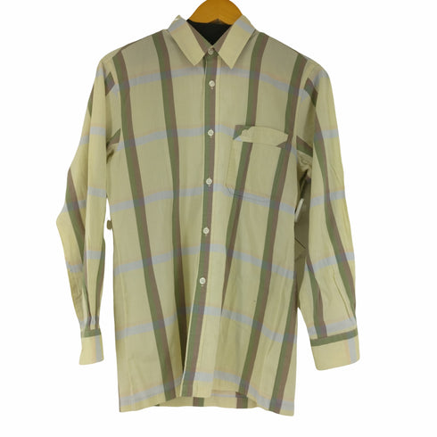 ピエールカルダン pierre cardin 90s 片ポケ チェックシャツ メンズ JPN:M