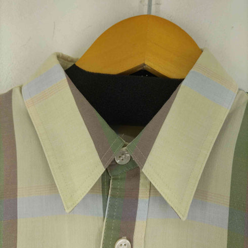 ピエールカルダン pierre cardin 90s 片ポケ チェックシャツ メンズ JPN:M