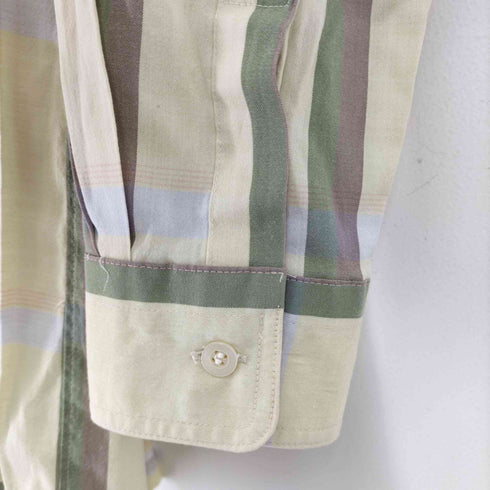 ピエールカルダン pierre cardin 90s 片ポケ チェックシャツ メンズ JPN:M