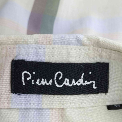 ピエールカルダン pierre cardin 90s 片ポケ チェックシャツ メンズ JPN:M