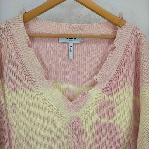 エムエスジーエム MSGM タイダイ柄 ダメージニット メンズ JPN:XS