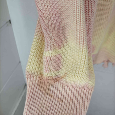 エムエスジーエム MSGM タイダイ柄 ダメージニット メンズ JPN:XS