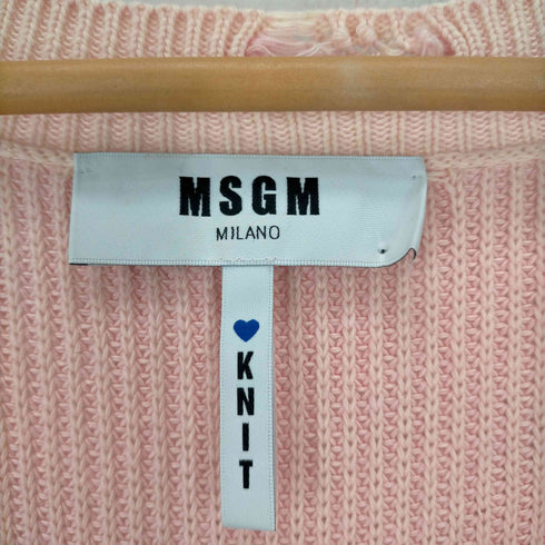 エムエスジーエム MSGM タイダイ柄 ダメージニット メンズ JPN:XS