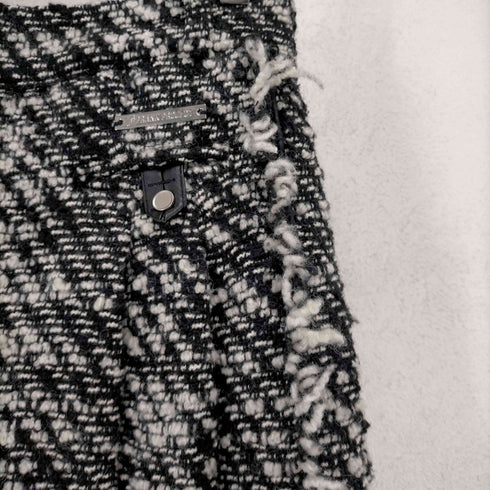 プランクプロジェクト PRANK PROJECT Tweed Damaged Volumenous Wide Pants メンズ FR:36-38