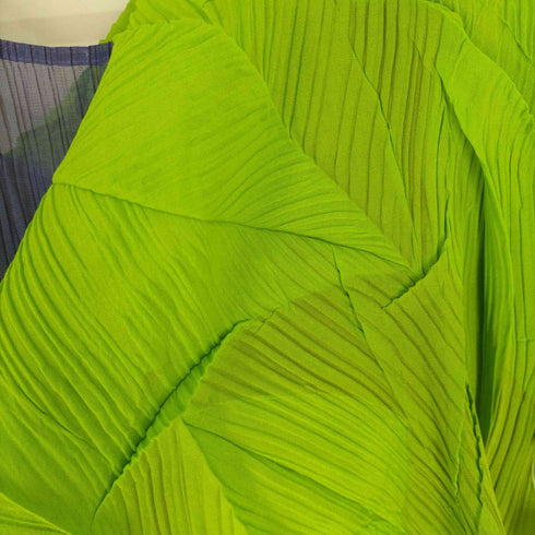 イッセイミヤケ ISSEY MIYAKE 変形レイヤード プリーツワンピース レディース JPN:S