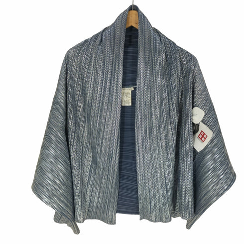プリーツプリーズイッセイミヤケ PLEATS PLEASE ISSEY MIYAKE 箔プリント プリーツカーディガン 羽織り レディース JPN:3